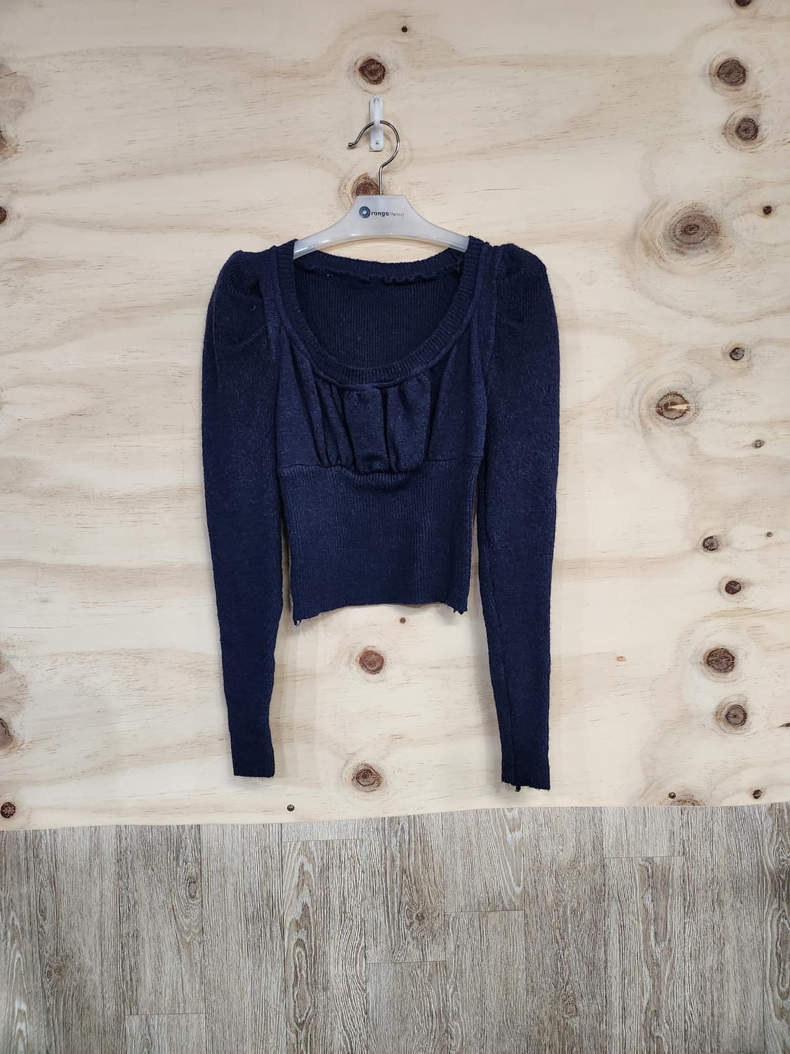 646) 여성 퍼프 긴팔 니트티 상품이미지1