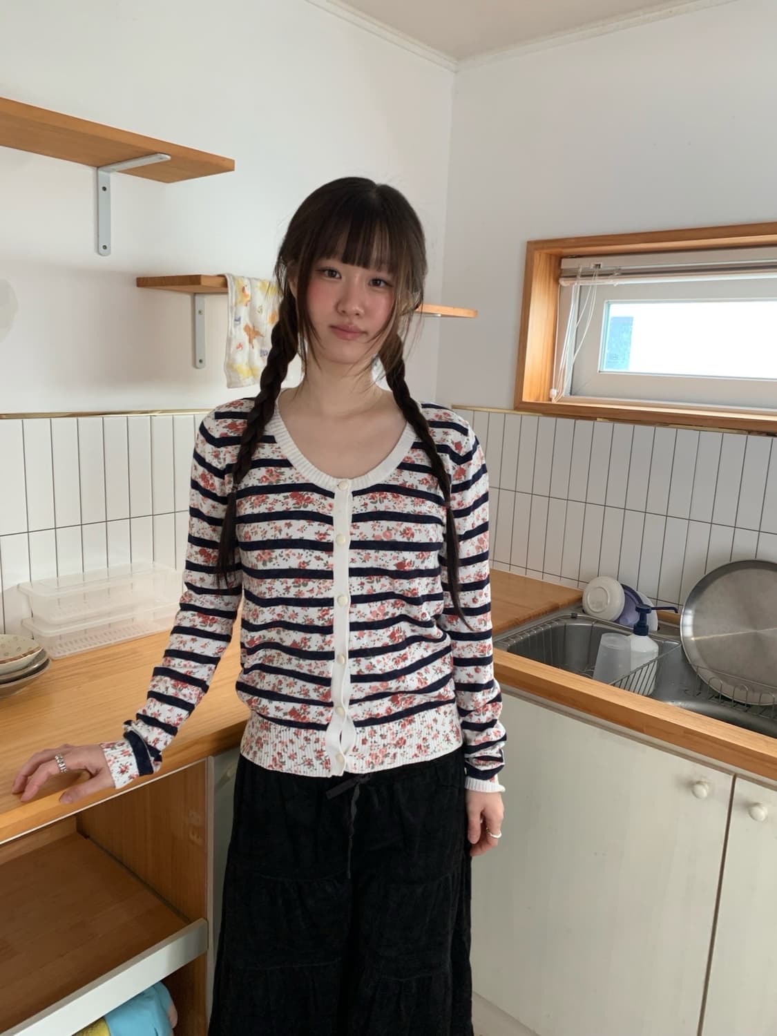 flower lace top 상품이미지4