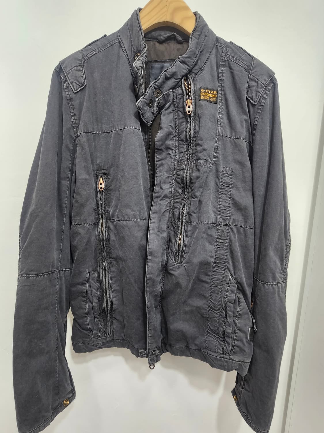 지스타로우(G-Star Raw) 빈티지워싱 유틸리티 자켓 M  상품이미지2