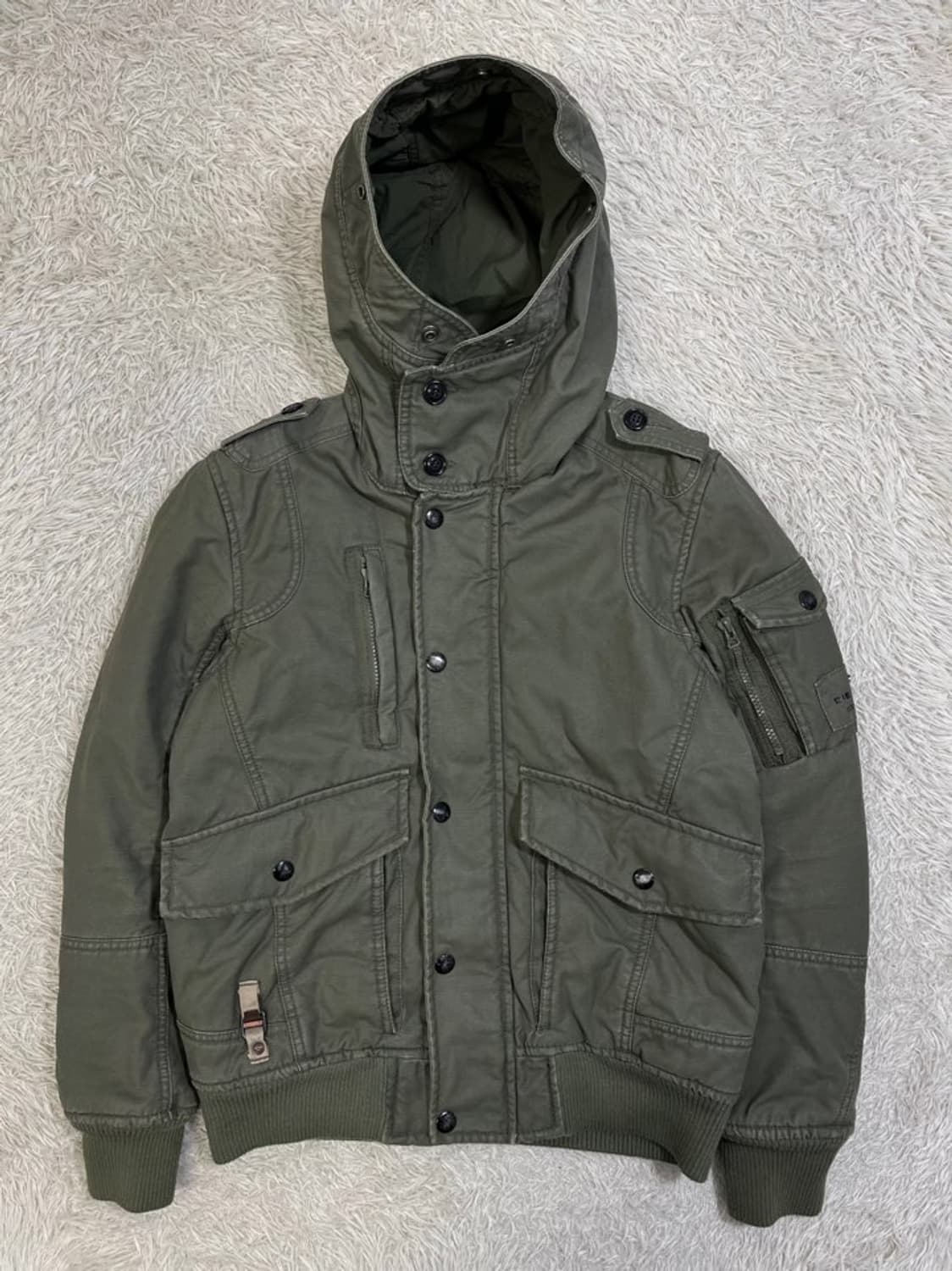 디젤 밀리터리 후드 탱커 자켓/#2715 상품이미지1