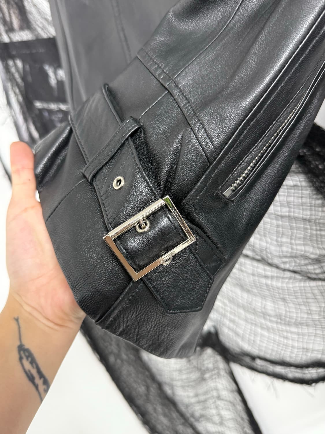 Leather jacket (양가죽) 상품이미지7