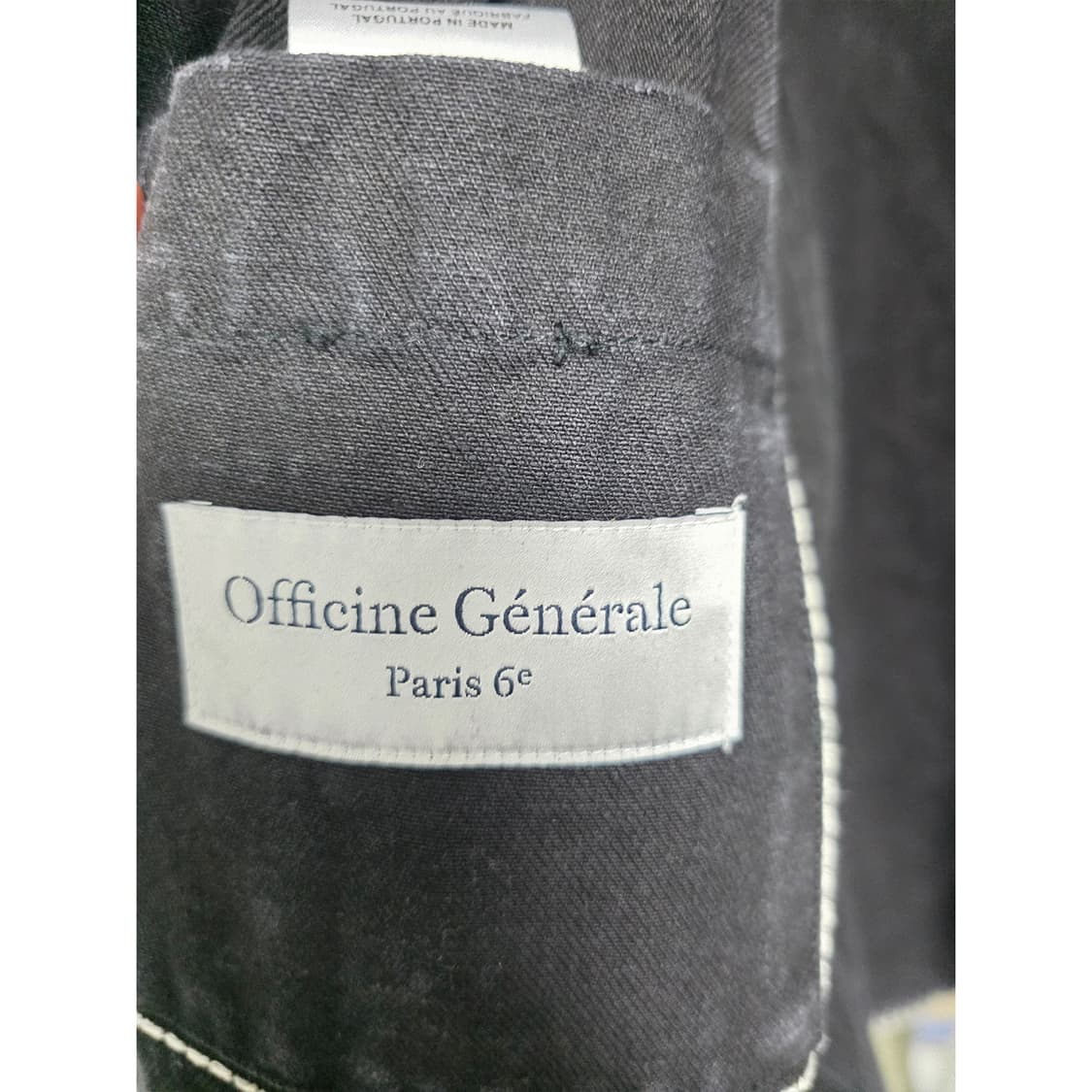 택포) 오피신제네랄 블랙 데님 자켓 M 상품이미지2