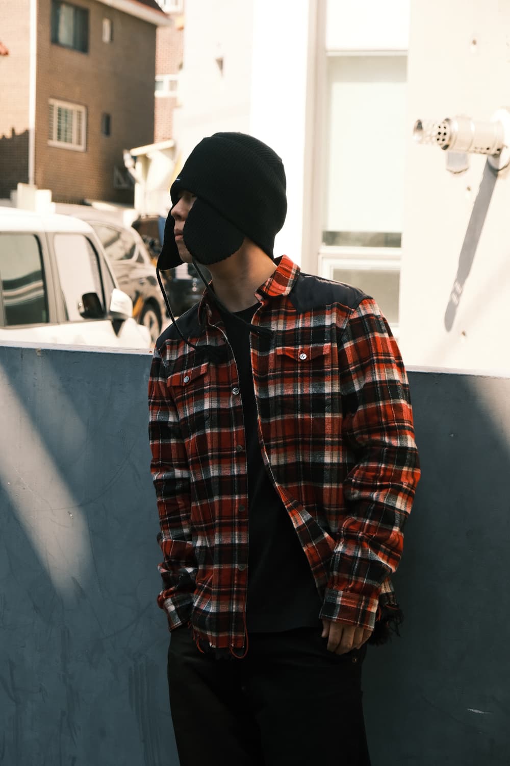 언더커버 15FW 플란넬 체크 셔츠자켓 상품이미지1