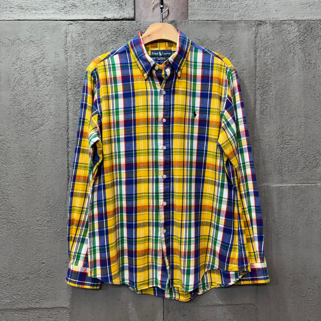 랄프로렌 폴로 체크 플란넬 셔츠 (L)  상품이미지3