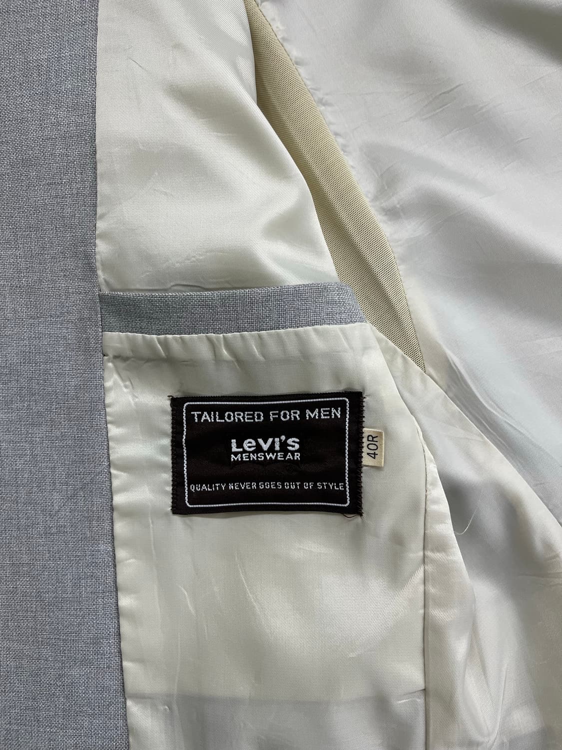 80s 빈티지 리바이스 액션 수트 블레이져 자켓 상품이미지9