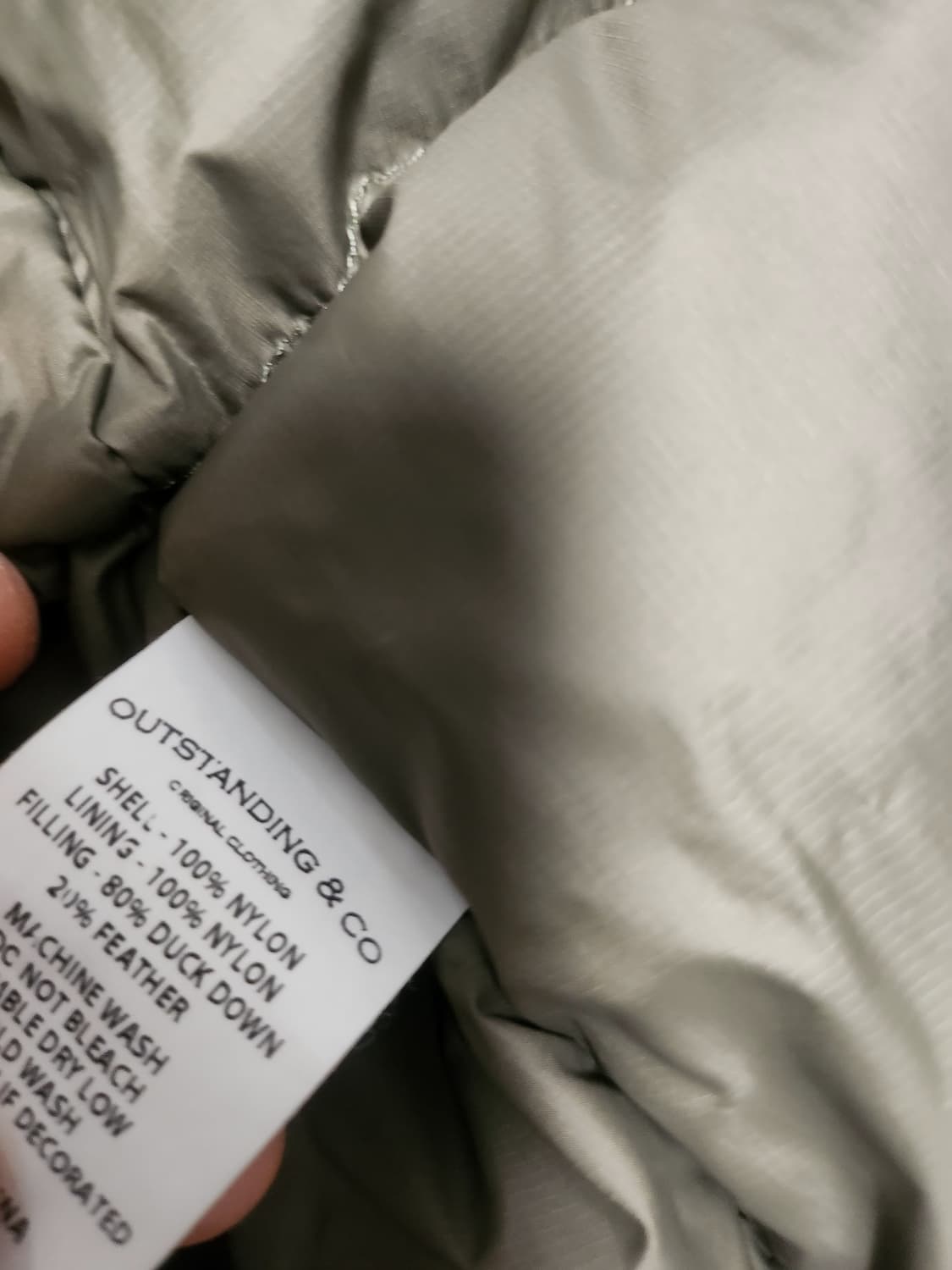 아웃스탠딩 카라코람 구스다운  상품이미지9