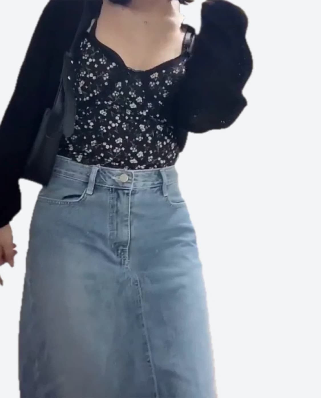 플라워 패턴 뷔스티에 상품이미지3