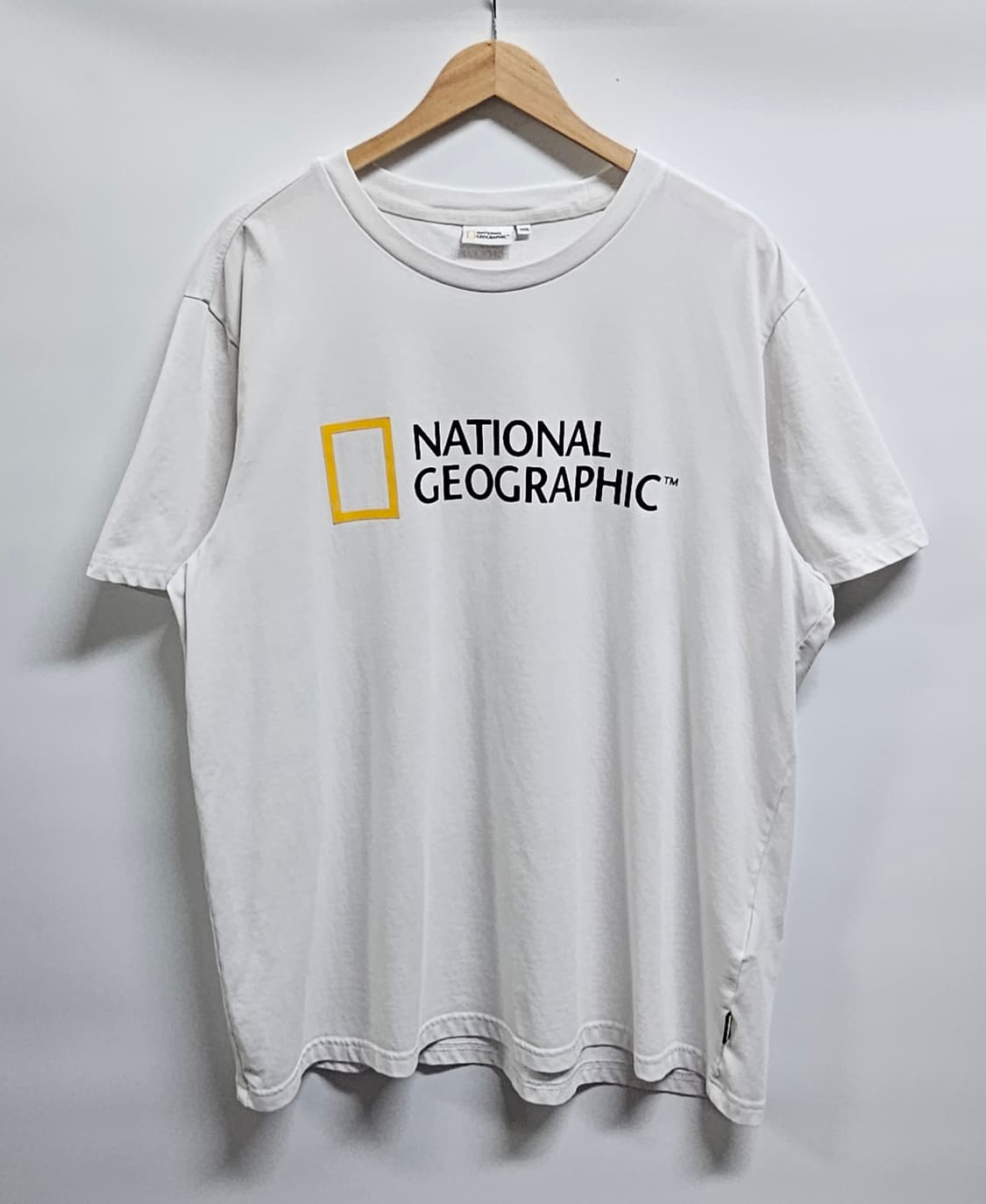 내셔널지오그래픽 흰색 반팔 티셔츠 3XL 상품이미지1
