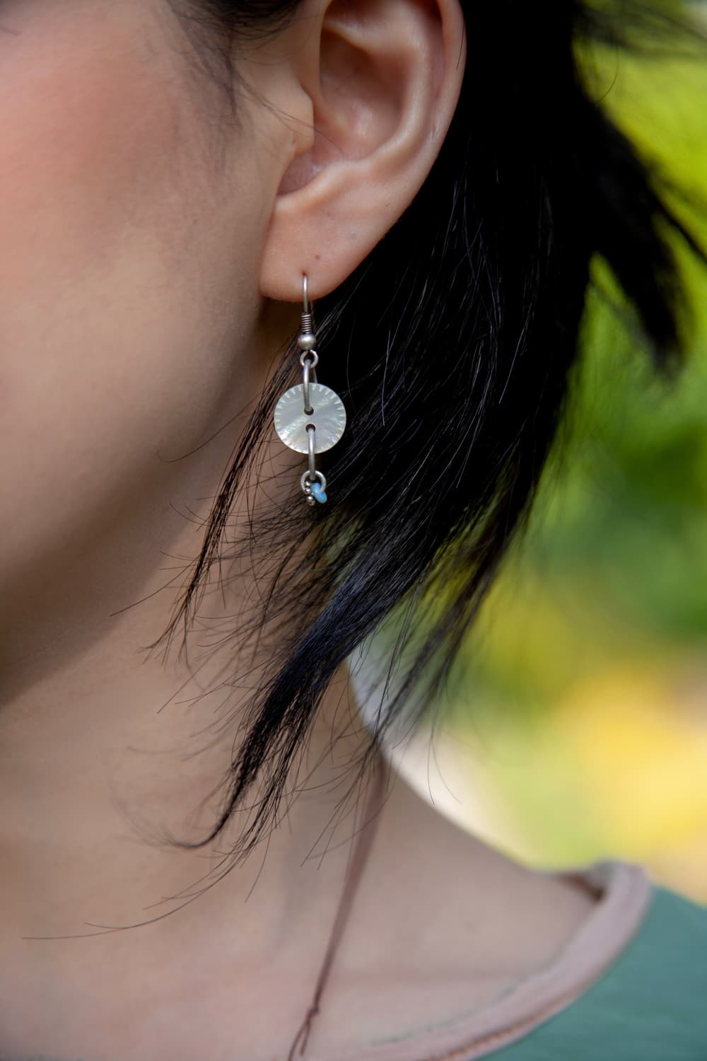 Shell Button Earring 상품이미지3