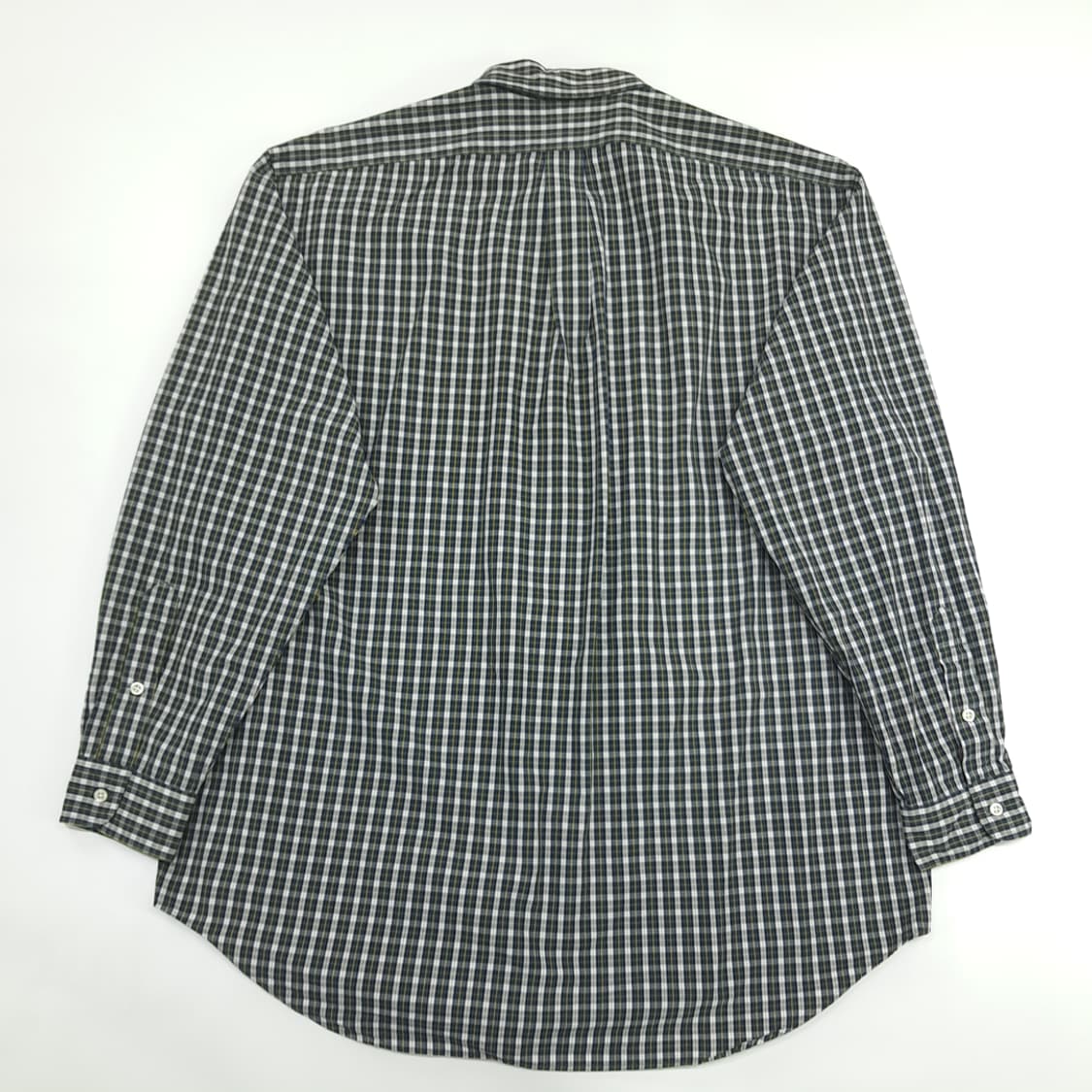 Co909 XL 폴로 랄프로렌 블랙워치 스몰타탄체크 긴팔 셔츠 남방 상품이미지7