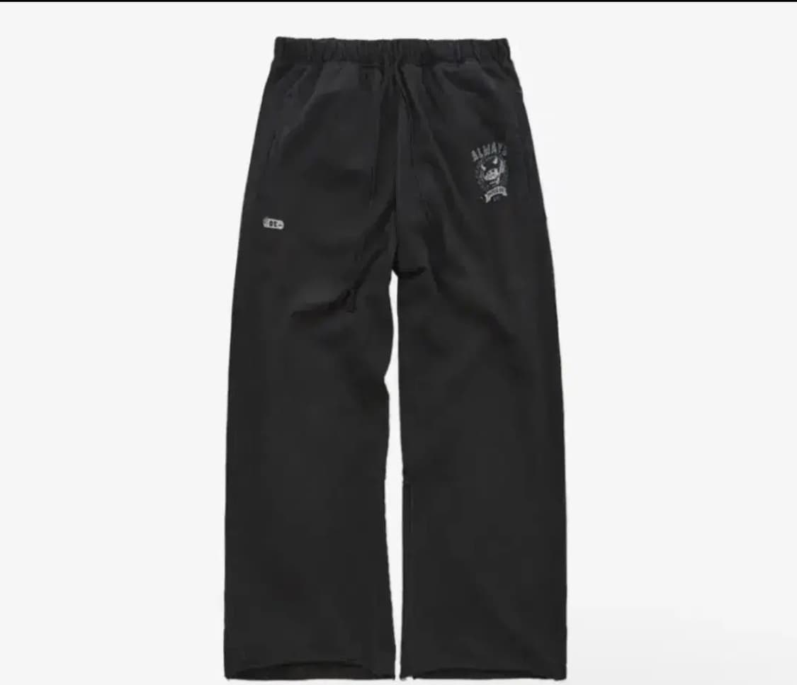 폴리테루 PE스웻팬츠 블랙 상품이미지1