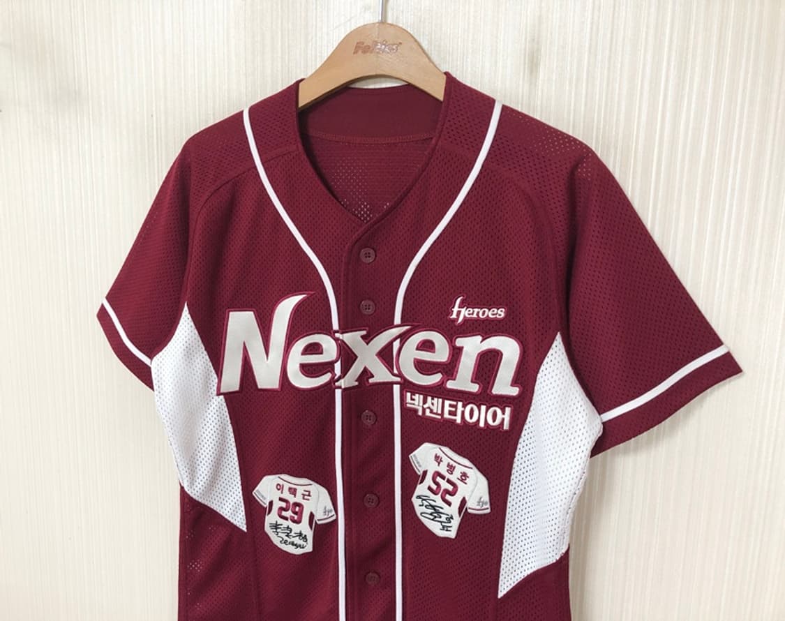 KBO 위팬 넥센(키움)히어로즈 원정유니폼/져지 90 #52 박병호 상품이미지6