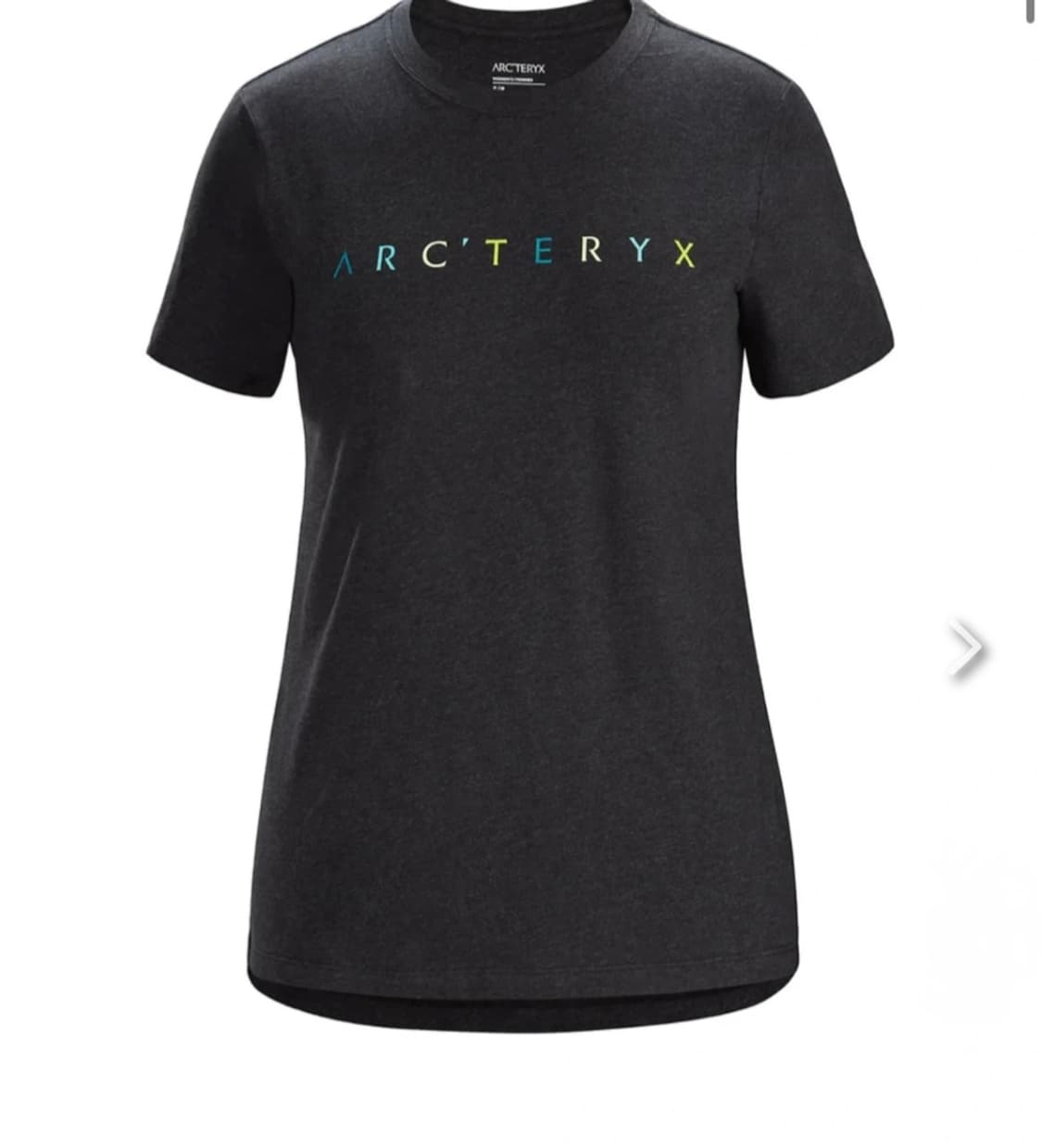 (정품) 아크테릭스 로고 반팔 티셔츠 하늘색  여성 S 상품이미지8