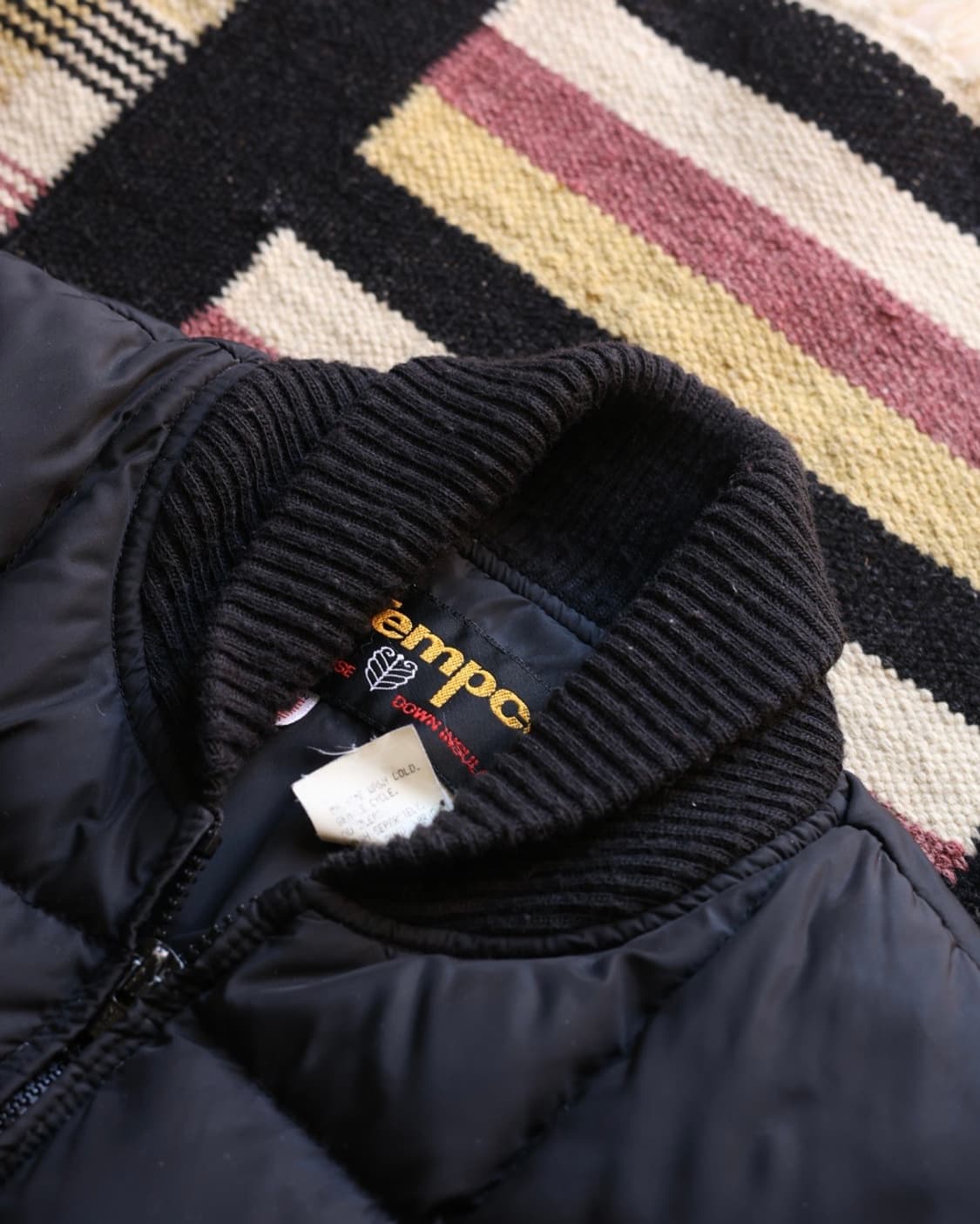 Tempco 템포 80s 퀼티드 구스다운 봄버 자켓 상품이미지2