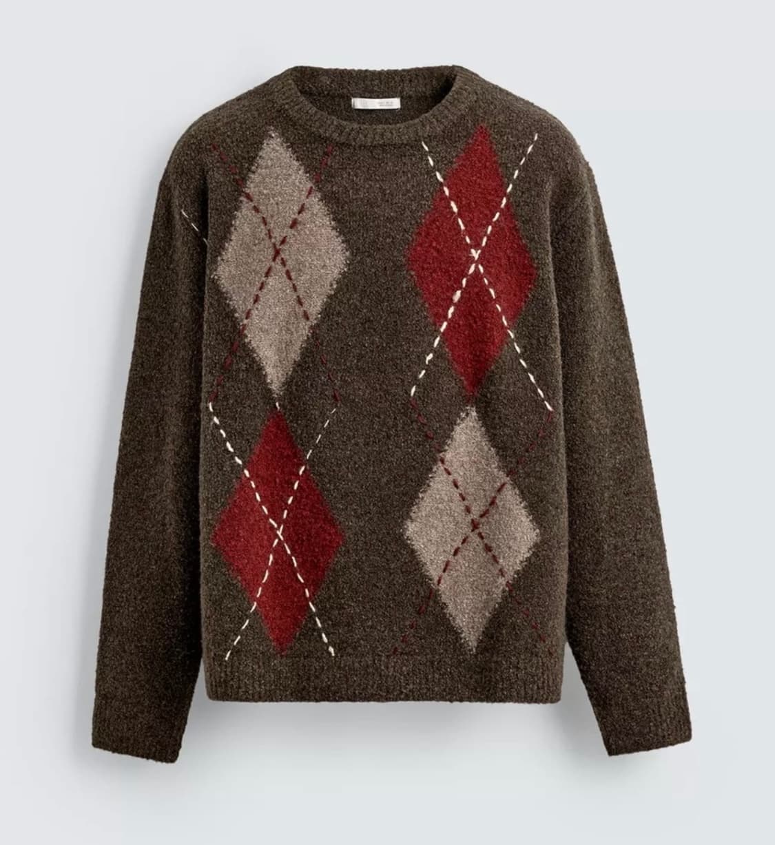 자라 아가일 니트 상품이미지1