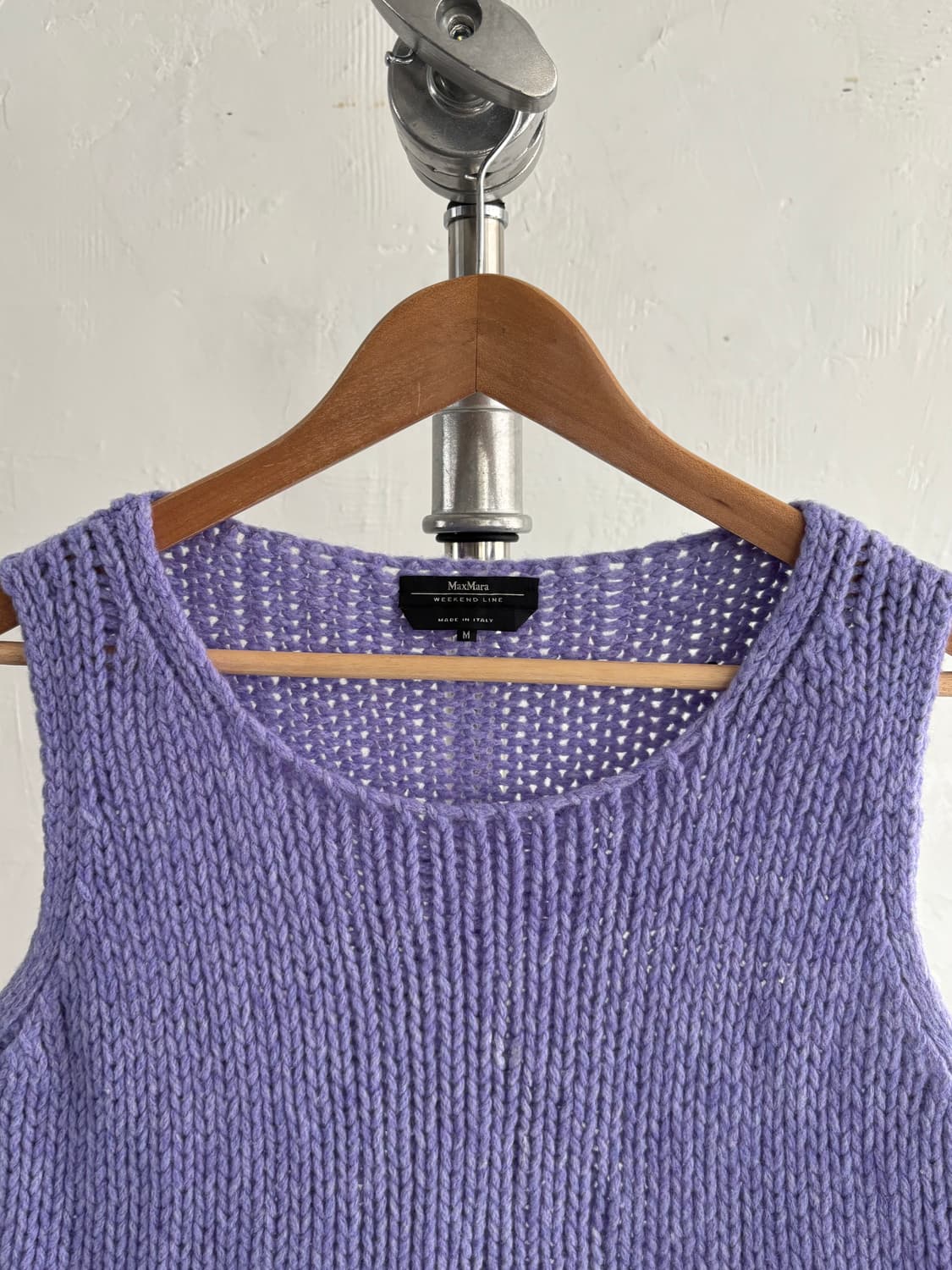 Max Mara 막스마라 퍼플 니트 나시  상품이미지6