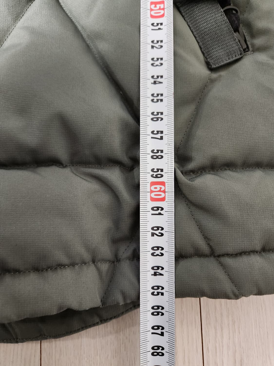 뉴발란스 퀼팅다운자켓 NBNQ543013카키 남성 덕다운점퍼 사이즈100 상품이미지9