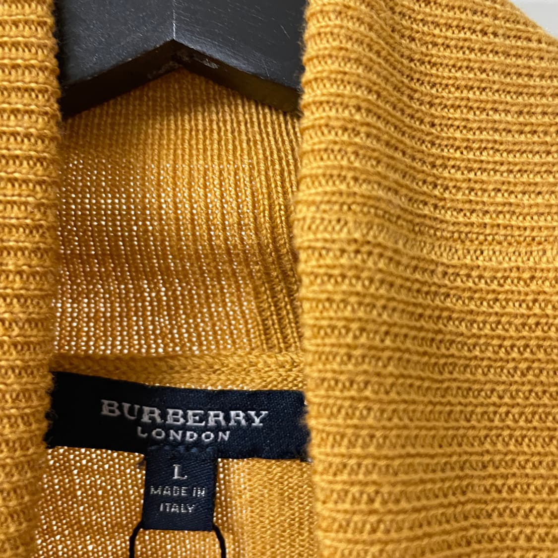 버버리 반팔 목폴라 니트 L(W) 상품이미지5