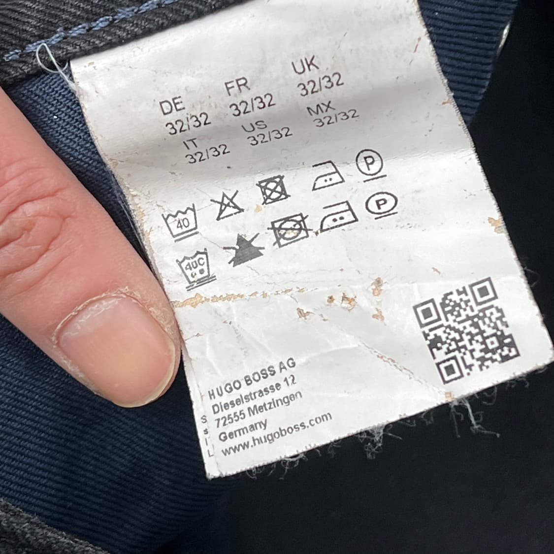 휴고보스 흑청 데님팬츠 s09612 상품이미지8