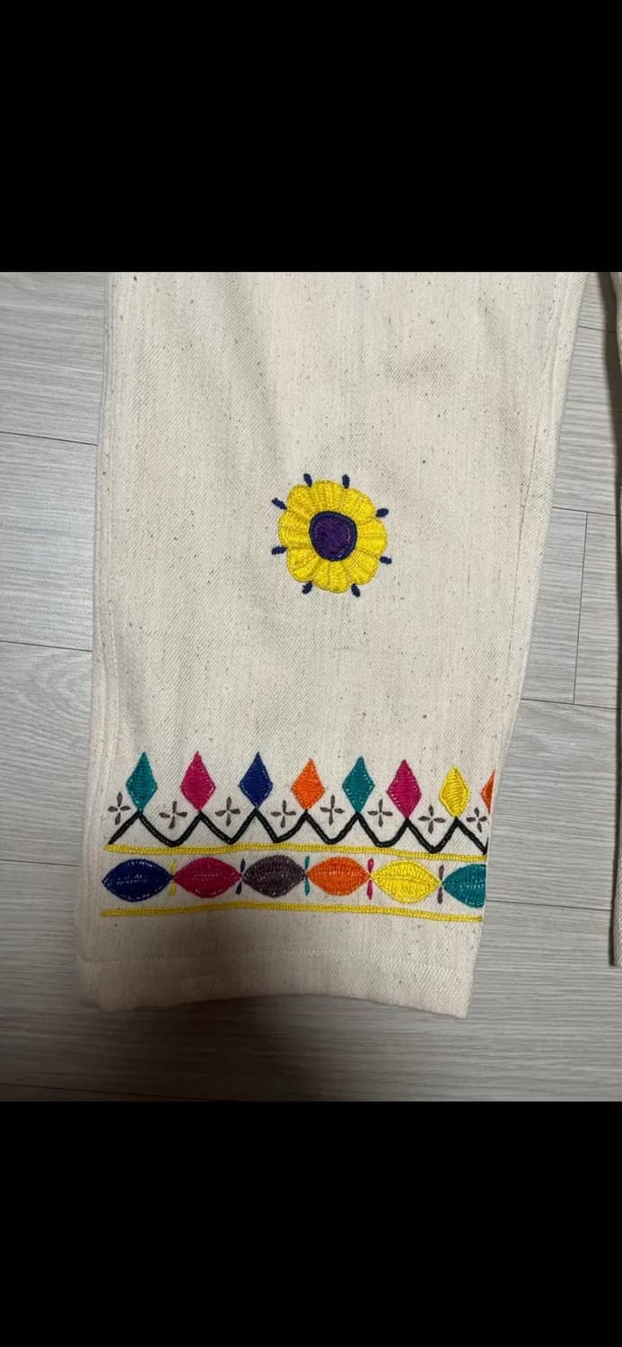 하라고 harago 자수 면 팬츠 상품이미지2