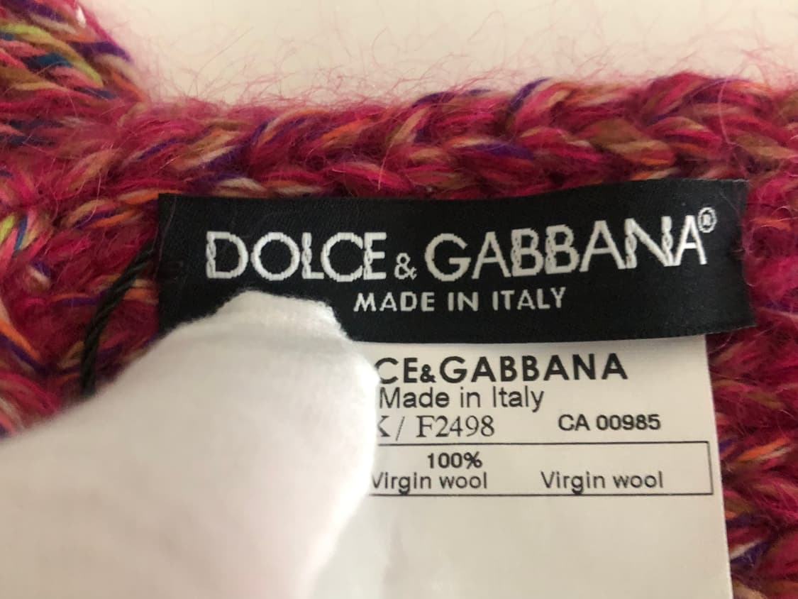 돌체앤가바나 멀티컬러 울 프린지 머플러 목도리 상품이미지8