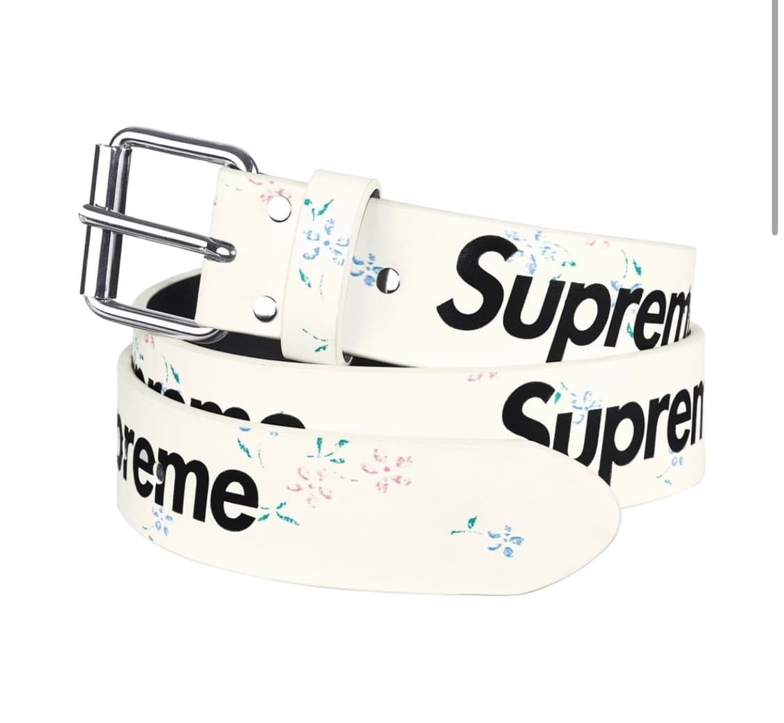 (L) 슈프림 리핏 레더 벨트-25fw 상품이미지1