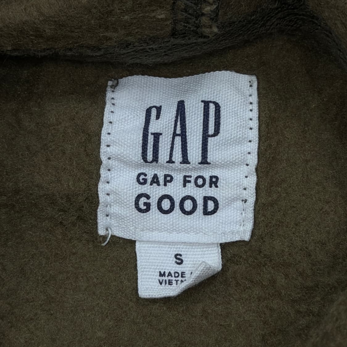 GAP 빈티지 밀리터리 카모 기모 후드티 S 상품이미지4