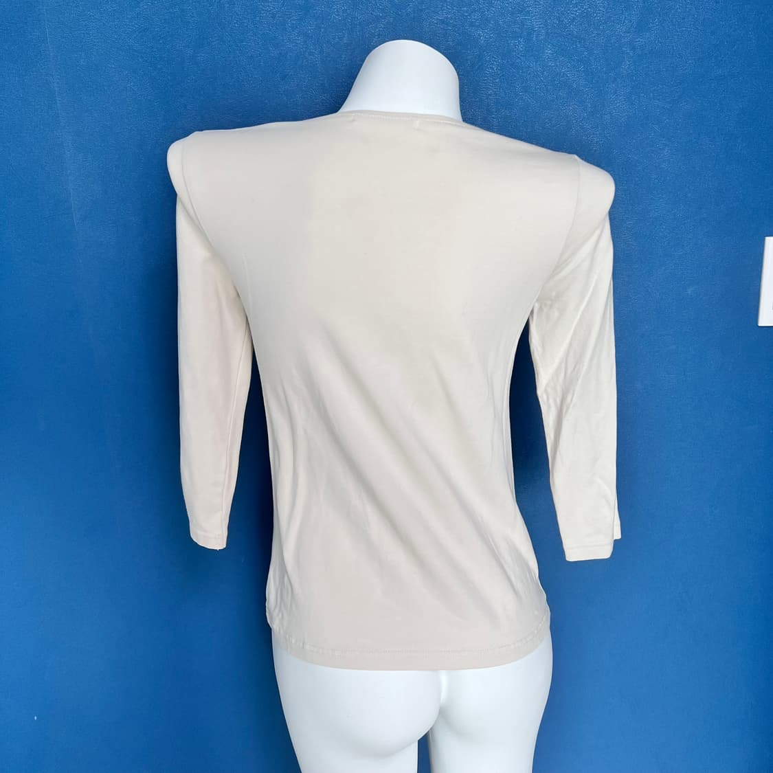 vintage 쿨아이보리 7부 상의 상품이미지3