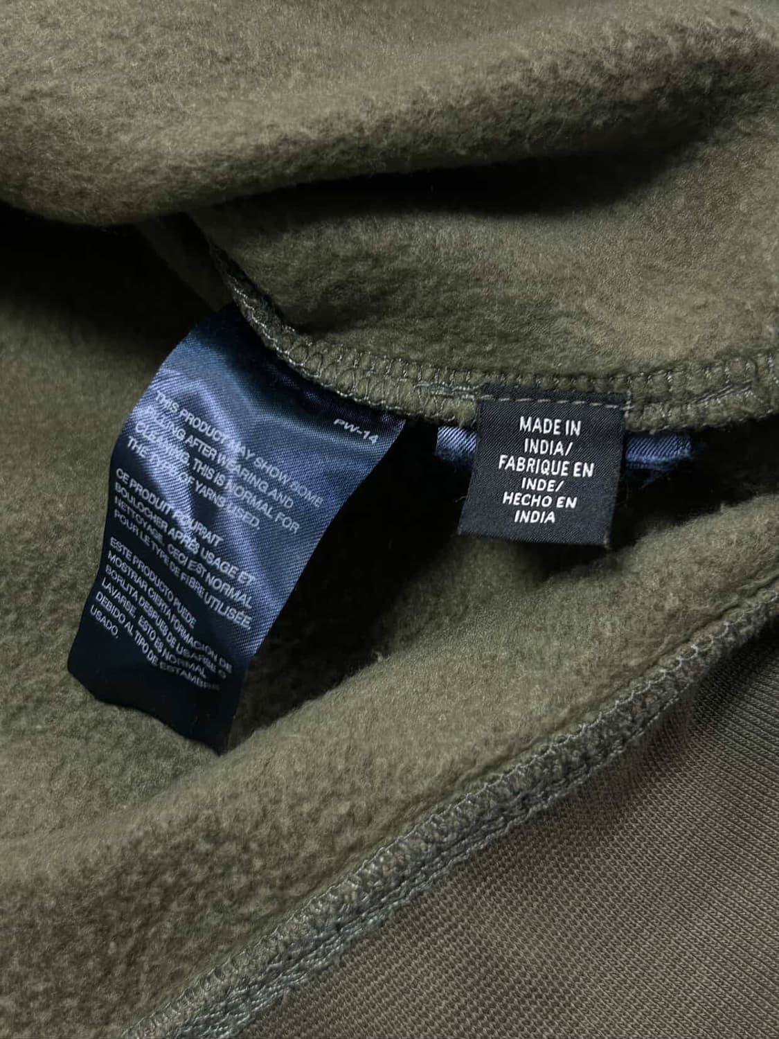 타미힐피거 빅로고 카키 맨투맨 상품이미지8