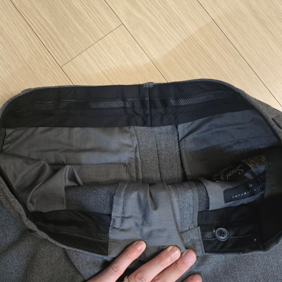 더니트컴퍼니 이태리원단 세미와이드 슬렉스 30 상품이미지3