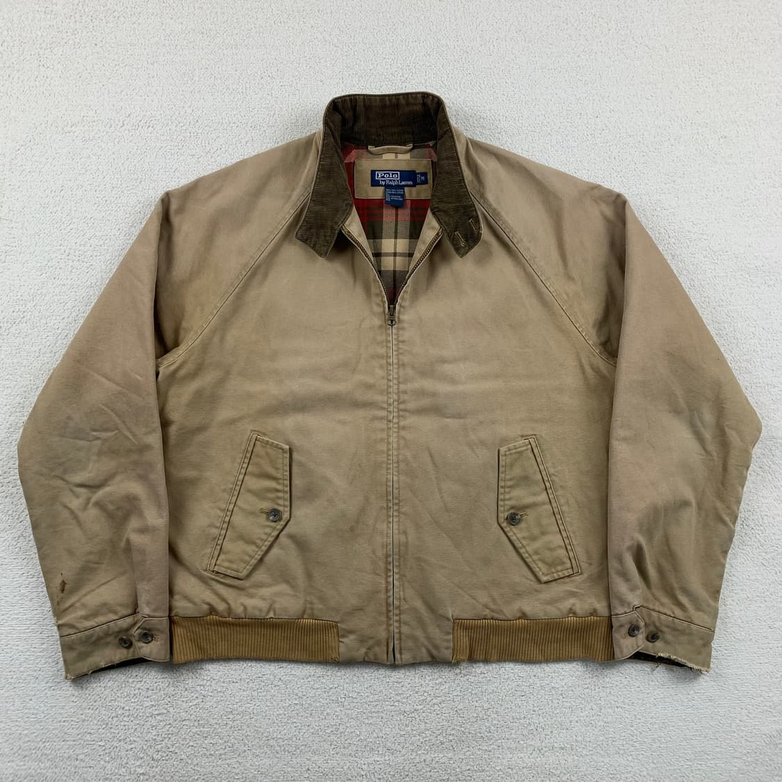 90‘s 폴로 랄프로렌 덕 캔버스 해링턴 자켓 상품이미지1