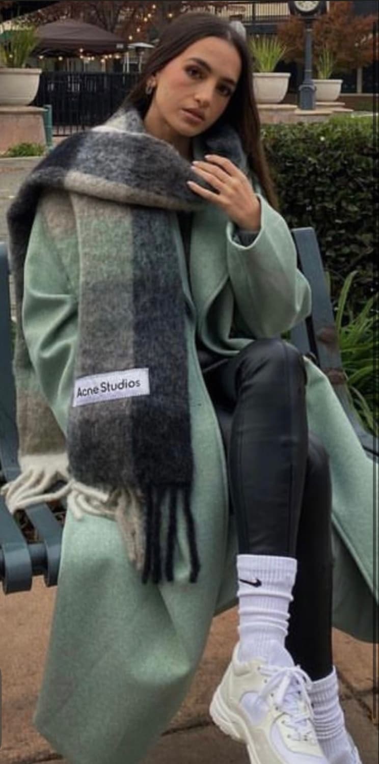 아크네 스튜디오 체크 모헤어울머플러 남여공용 상품이미지9