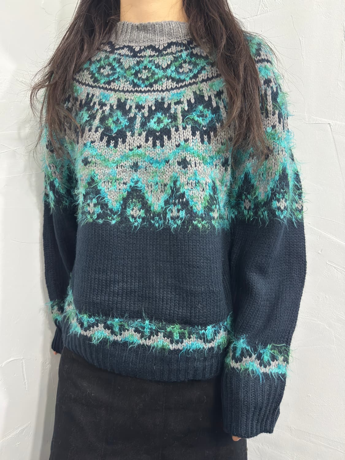 titicaca pattern knit top 상품이미지2
