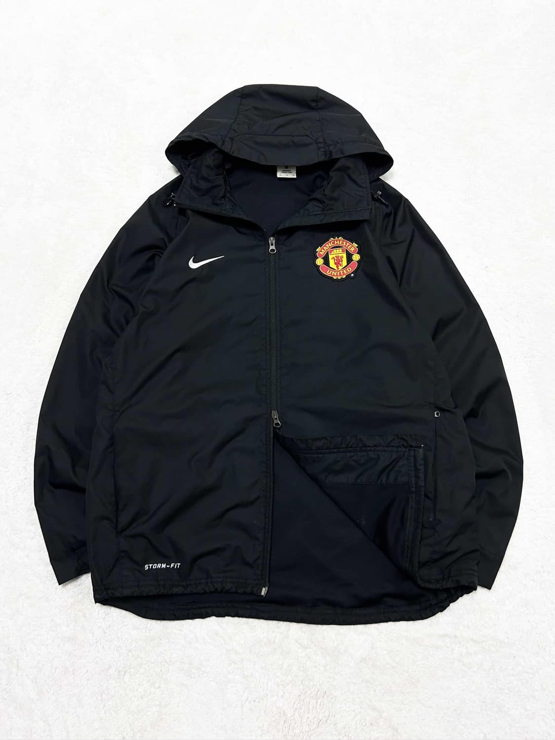 나이키 맨유 투웨이 블랙 바람막이 상품이미지5