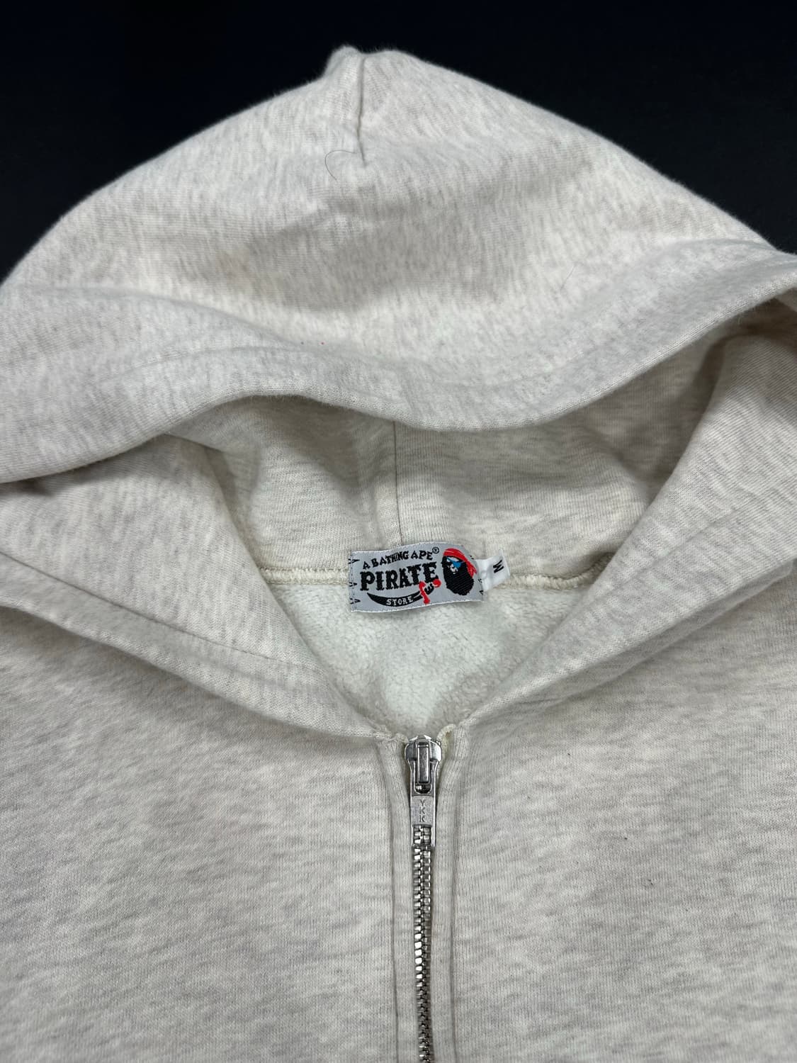 베이프 백프린팅 마일로 해골 후드 집업 상품이미지5