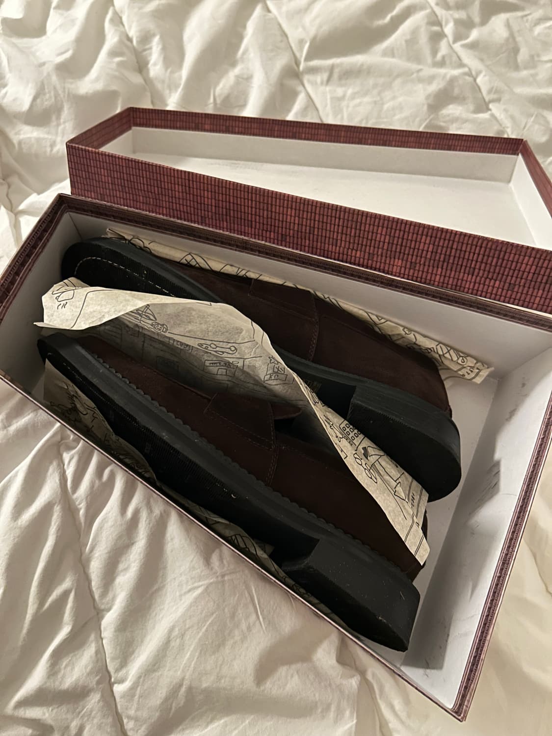 STU 오버솔 스웨이드 로퍼 브라운 44 상품이미지2