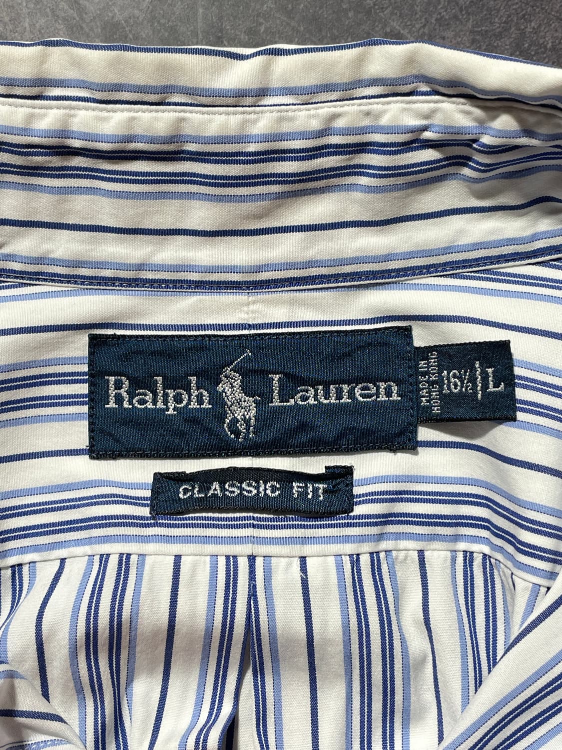 RALPH LAUREN 랄프로렌 빈티지 스트라이프 코튼 셔츠 상품이미지9