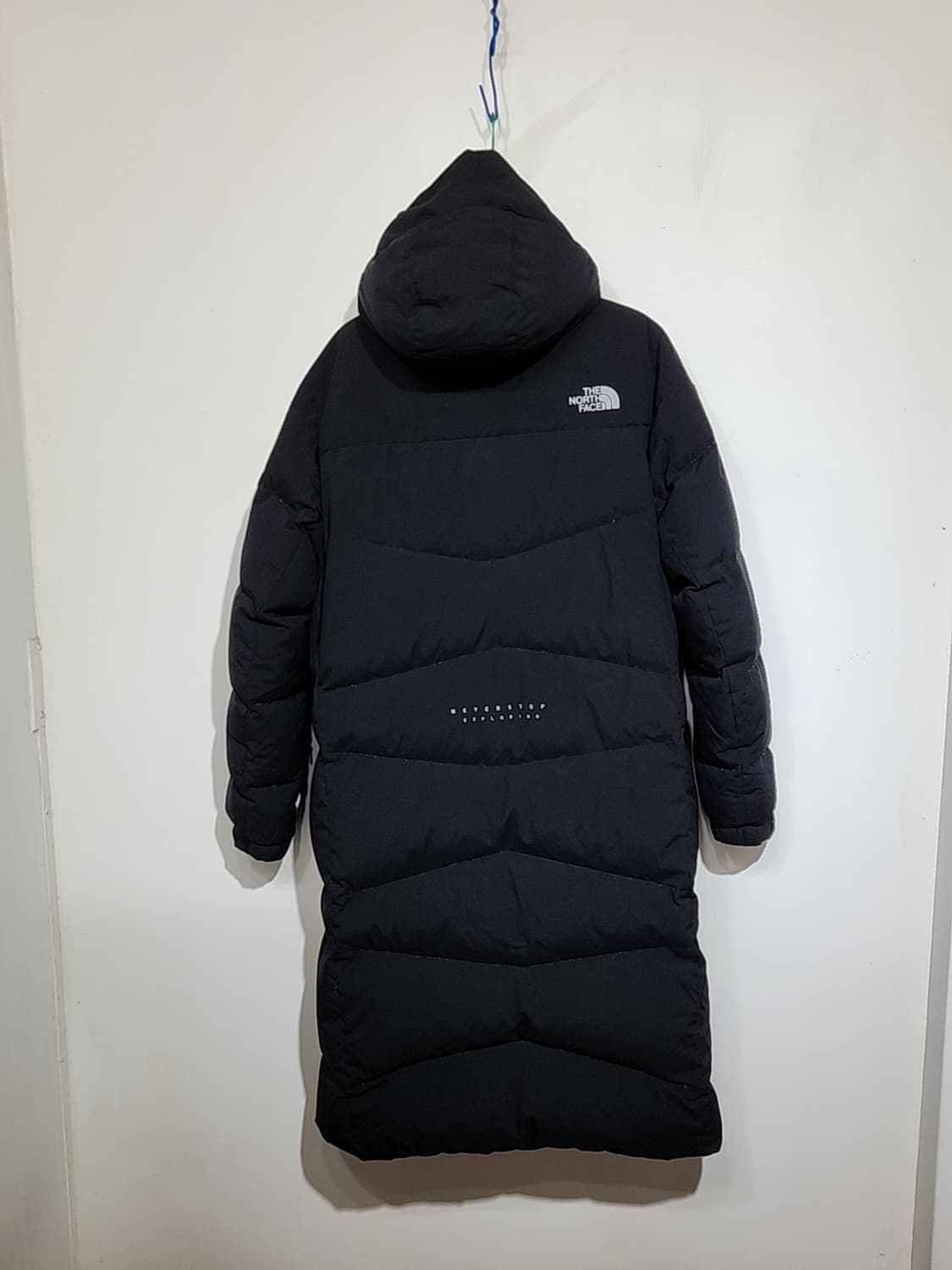 (S) 노스페이스 롱패딩 점퍼 블랙 거위털 구스다운 코트 상품이미지7