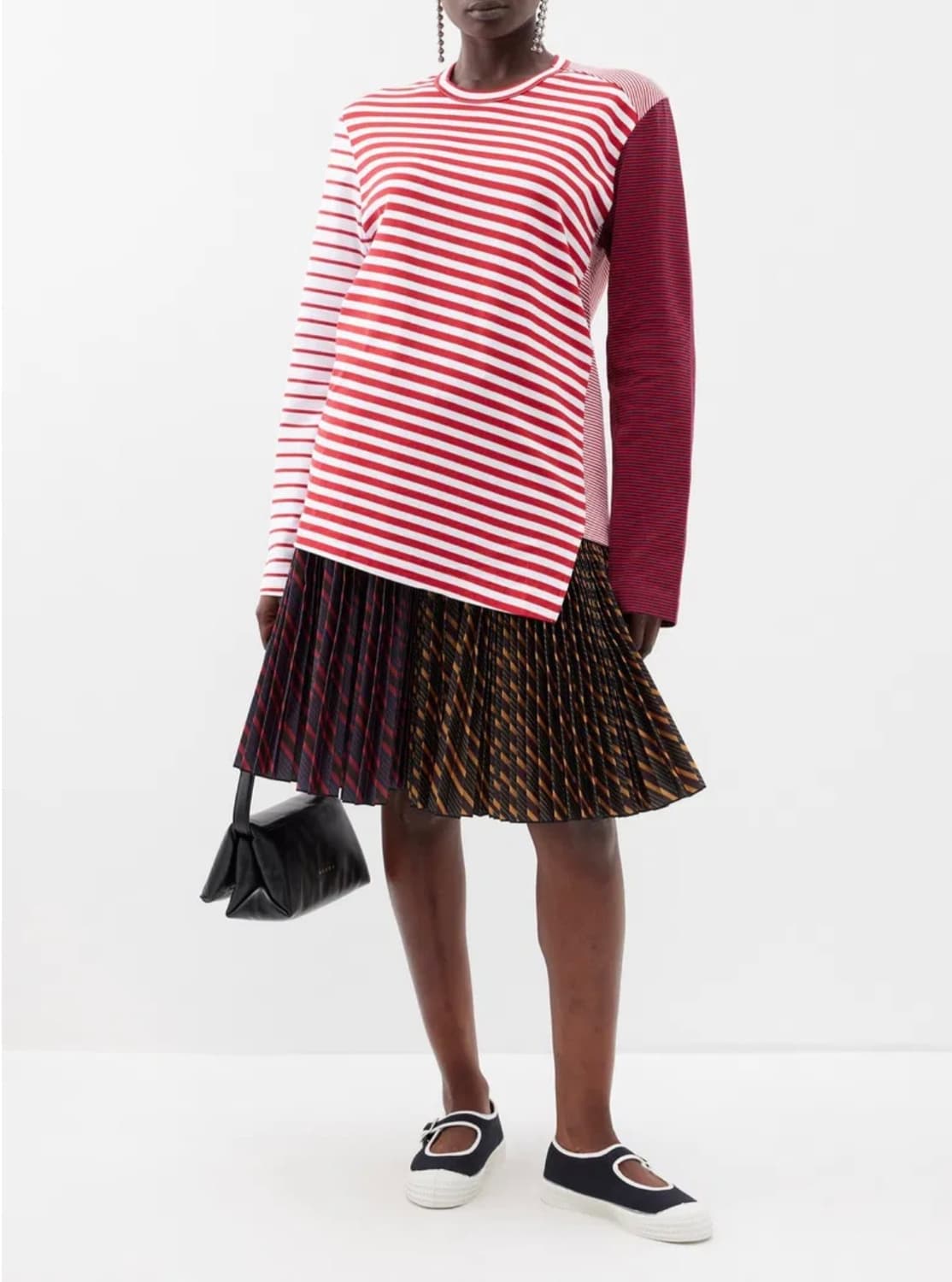 꼼데가르송 패치워크 티셔츠 S 상품이미지1