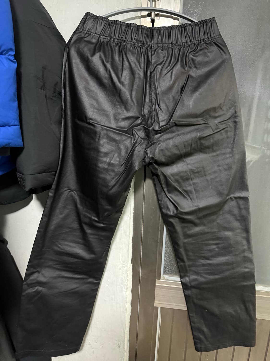 오와이 레더 바지 L 상품이미지3