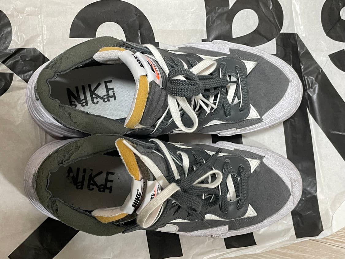 나이키 사카이 블레이저 로우 아이언 그레이 285사이즈 상품이미지3