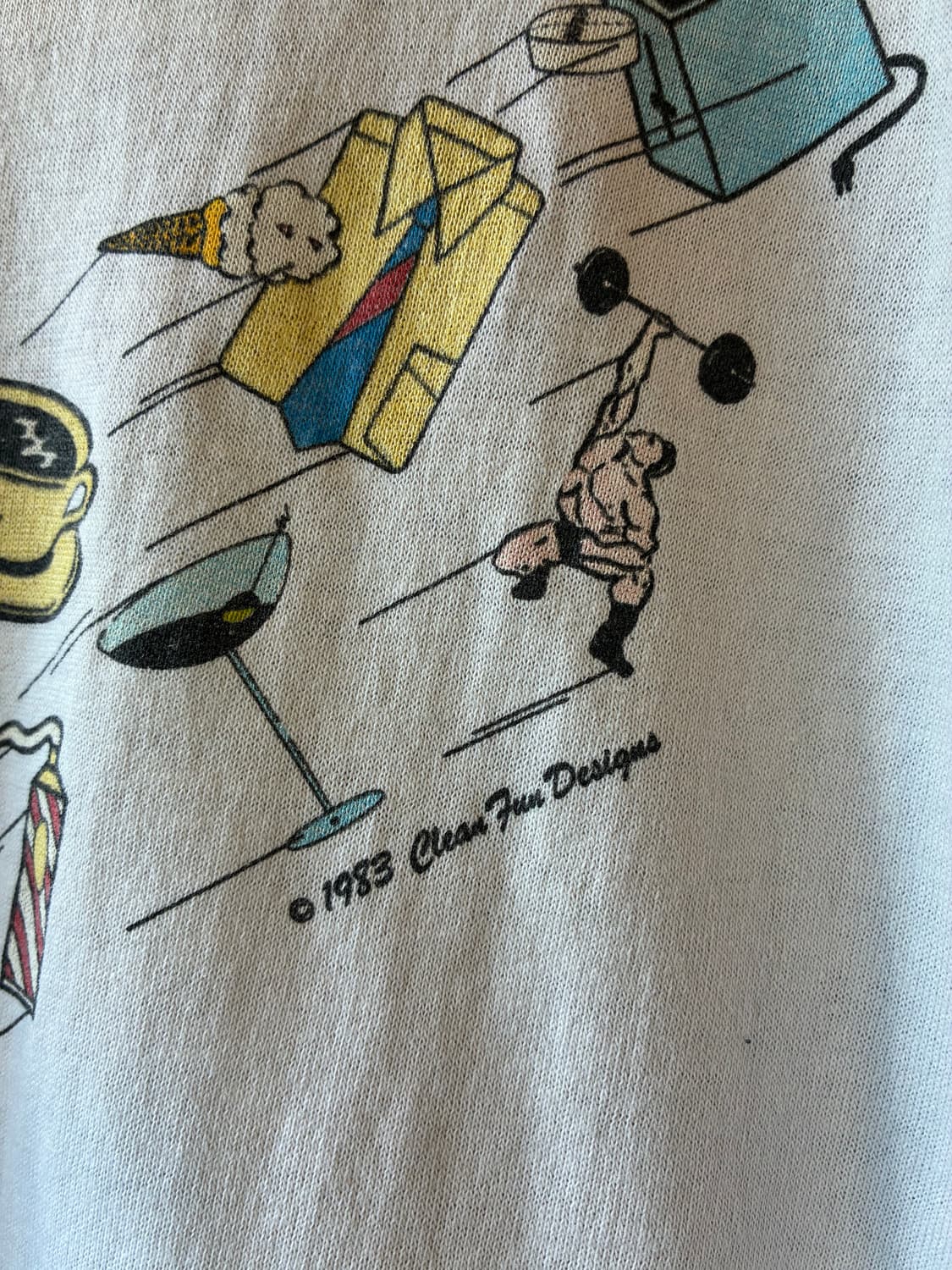 80‘s Vintage Raglan Graphic Tee (©1983) 상품이미지5