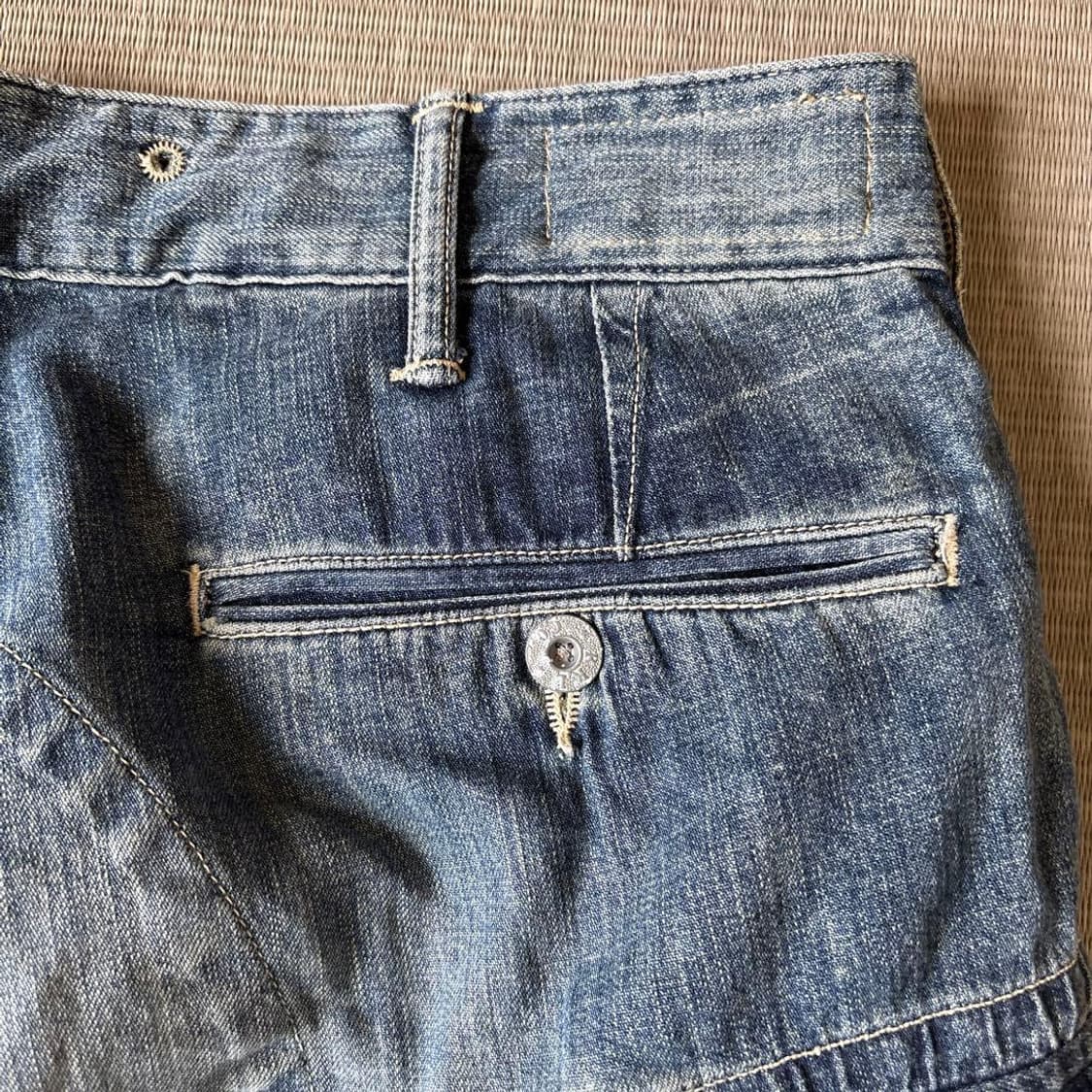 RRL 더블알엘 레지먼트 데님 카고 쇼츠 상품이미지3