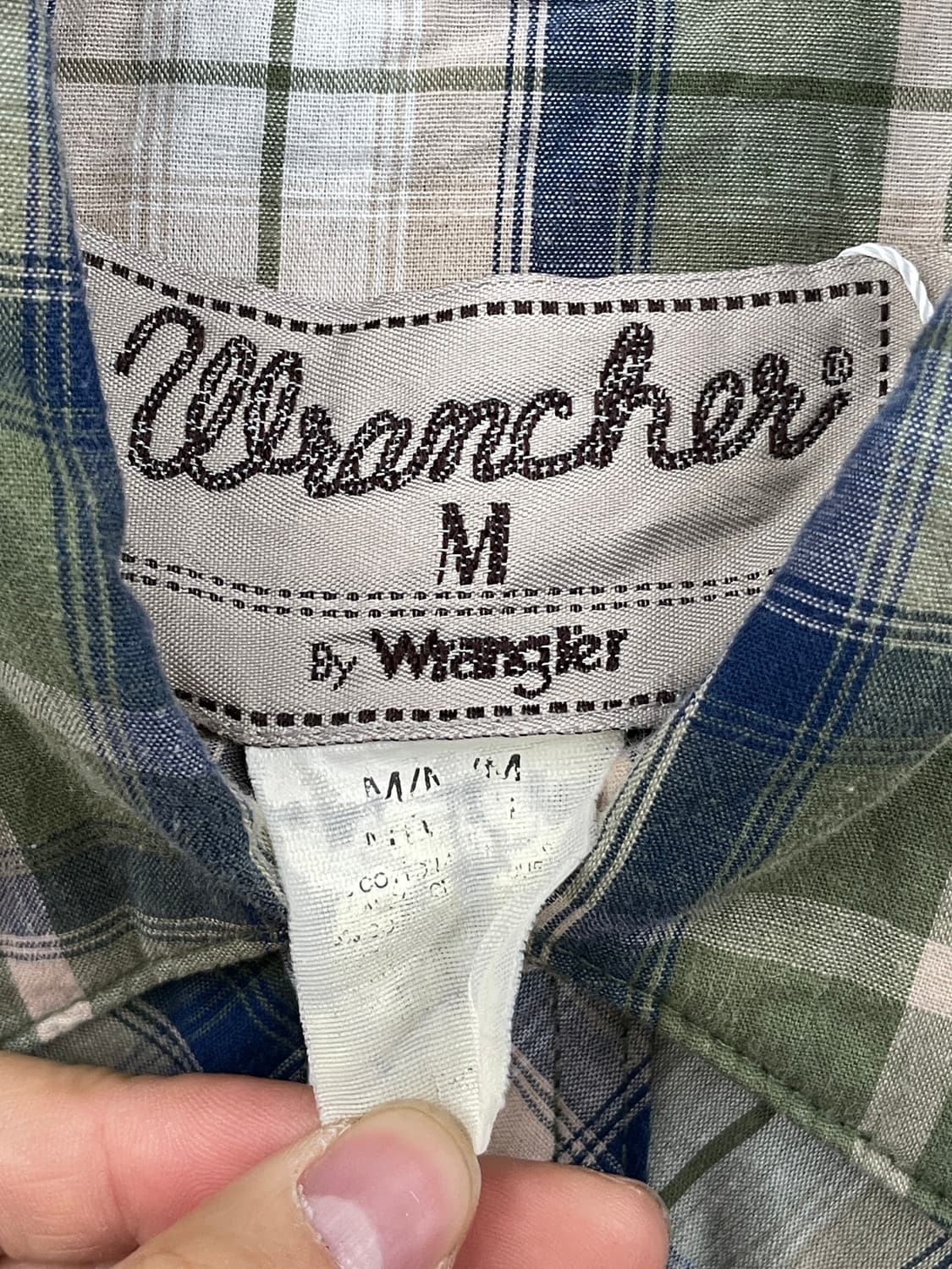 랭글러 웨스턴 체크 셔츠 상품이미지9