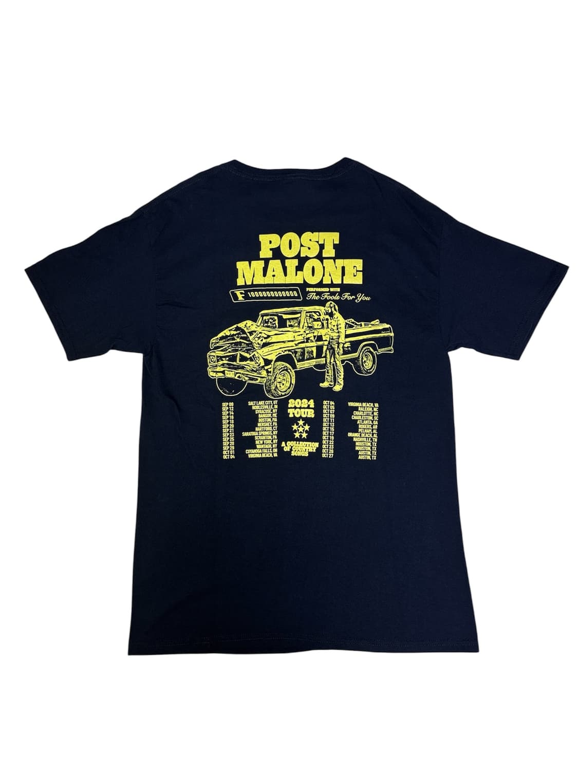 포스트말론 POST MALONE 2024 북미 투어 티셔츠 M 상품이미지4