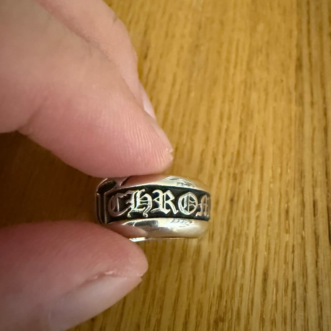 크롬하츠 스크롤 라벨링 5.5사이즈 상품이미지2