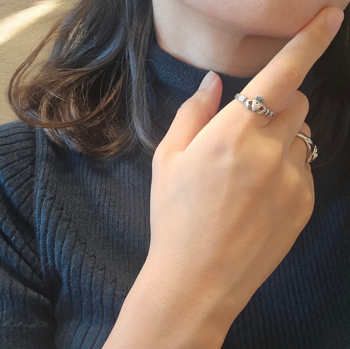 🇮🇪클래다(Claddagh) 실버 925 은 반지 상품이미지7