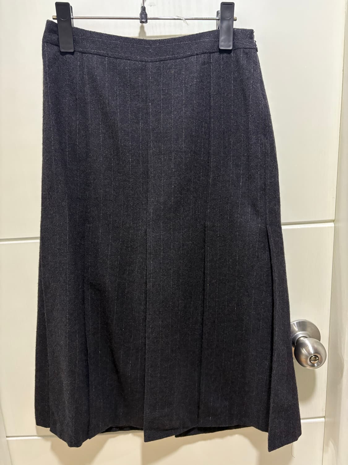 울 플리츠 스커트 상품이미지1