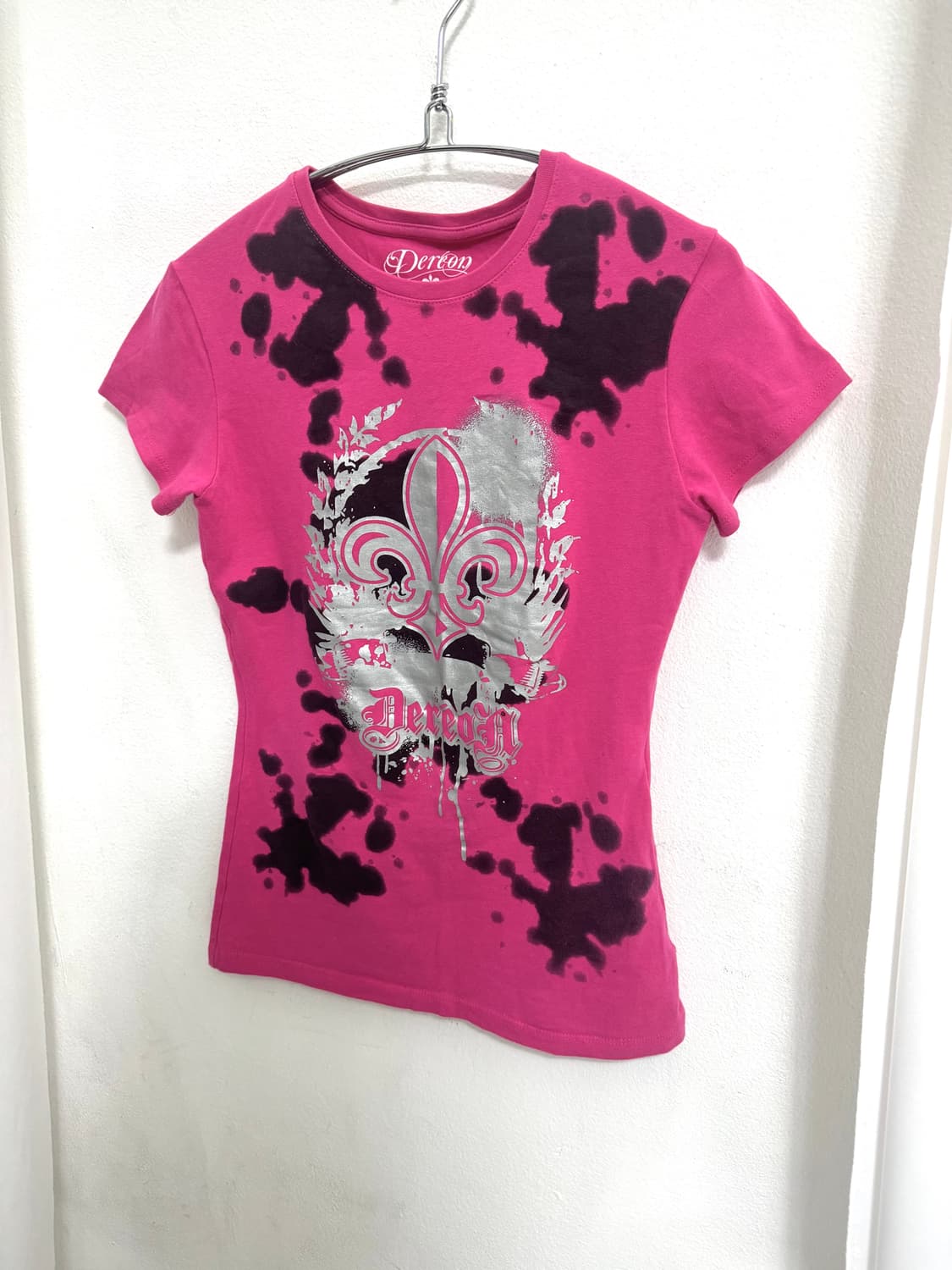 Vintage Pink Paint-Splatter Tee 상품이미지2
