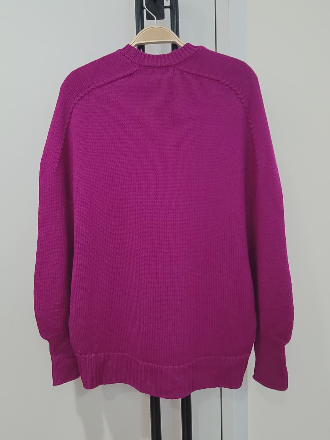 JPN 아스트라엣 ASTRAET 울100 돌먼 슬리브 니트 프리사이즈 상품이미지6